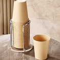 thumbnail image 4 of Birdeem Stainless Steel & Acrylic Paper Cup Dispenser – Countertop Organizer for 9-12Oz Disposable Cups | Party & Home Storage Rack, 4 of 7
