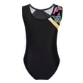 thumbnail image 2 of LiiYii Shiny Gymnastic Leotards For Girls Modern Ballet Dance Performance One Piece Outfit Yellow 6, 2 of 5