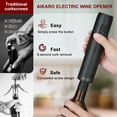 thumbnail image 3 of AIKARO Ouvre-Bouteille Électrique Automatique, Tire-Bouchon Rechargeable, 3 of 7