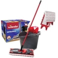 thumbnail image 1 of Vileda Ultramax Flat Mop and Bucket Set with 1 Extra Refill | Multi-Piece Handle | Perfect Mop for Walls and Ceilings | Machine-Washable Mop Head, 1 of 8