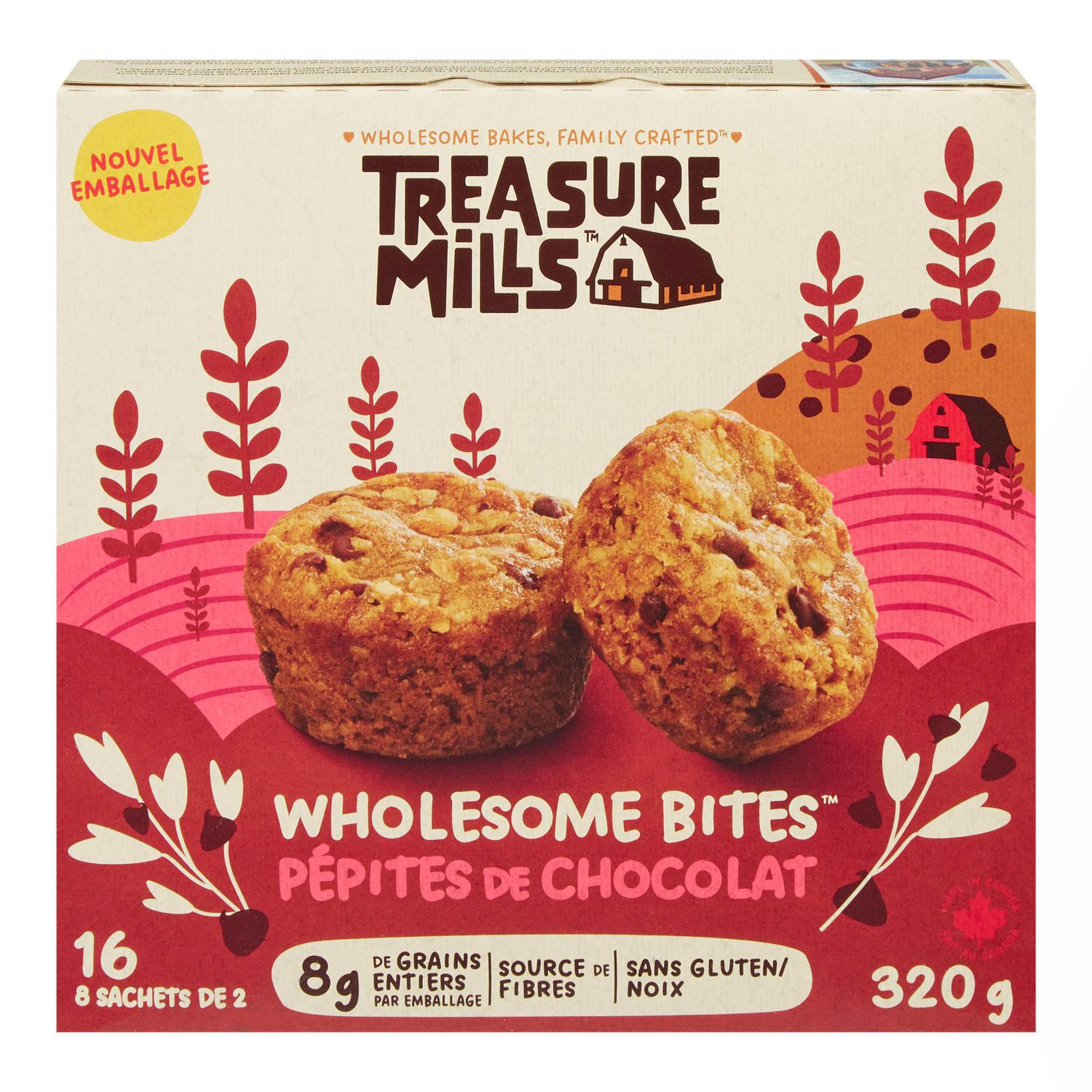 Wholesome Bites™ aux pépites de chocolat Treasure Mills
