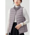 thumbnail image 4 of LinYooLi Women's Ultra Light Short Down Vest Quilted Puffer Down Vest for Fall Winter, 4 of 5