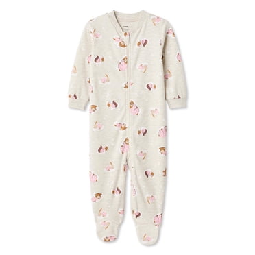 Grenouillère à fermeture éclair bidirectionnelle George pour bébés filles