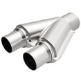 thumbnail image 2 of Magnaflow Performance Exhaust Crossover Pipe 10768 Y-Pipe; Stainless Steel; 2-1/2 Inch Diameter Inlet; 2-1/2 Inch Outlet Diameter; 10 Inch Length; Without Converters, 2 of 3