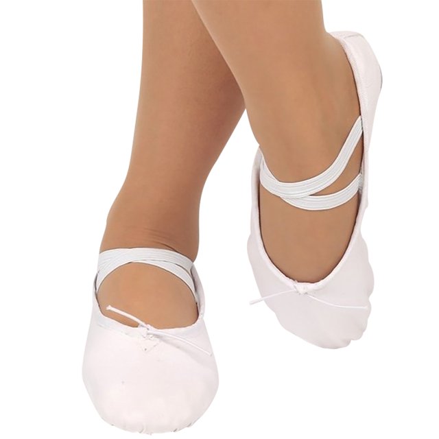 Chaussures de Ballet à Semelle Fendue, Bout Rond, Plates en Toile, Chaussures de Danse pour Enfants et Adultes
