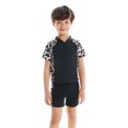 thumbnail image 1 of FOCUSNORM Father Son Swimming Short Pants, Parent-Child Print Swimming Trunks, 1 of 5