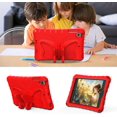 thumbnail image 5 of KOMI Kids Case for iPad Mini 1st/2nd/3rd/4th/5th Generation 7.9-inch - Screen Protector Included - Butterfly Kickstand - Child Friendly EVA Foam Shockproof Cover Case with Shoulder Strap Red, 5 of 5