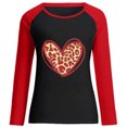 thumbnail image 4 of CEHVOM T-shirt Décontracté à Manches Longues à Col Rond pour Femmes avec Imprimé d'Hiver en Liquidation, 4 of 6