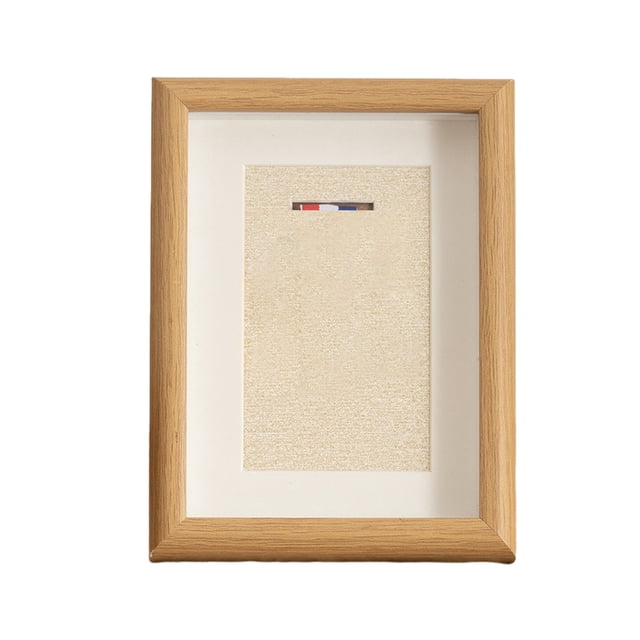 ZheElen Medal Photo Frame Holder Preserve Memories In Style Photo Frame Storage Wooden Medal Photo Display 7-inch single hole