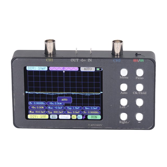 Oscilloscope Numérique, Oscilloscope Numérique Portable Large Plage de Mesure de Tension 320 X 240 Résolution pour Équipement Électronique
