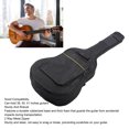 thumbnail image 4 of Acoustic Guitar Bag, 4.9 Inches Thickness Waterproof  Compatibility Thick Foam High Density Guitar Case Gig Bag Rubberized Base  for Performance, 4 of 7