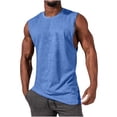 thumbnail image 1 of LSLJS Mens Tank Top Men Casual Fashion Solid Pullover Round Neck Sports Tank Tops Vest, 1 of 7