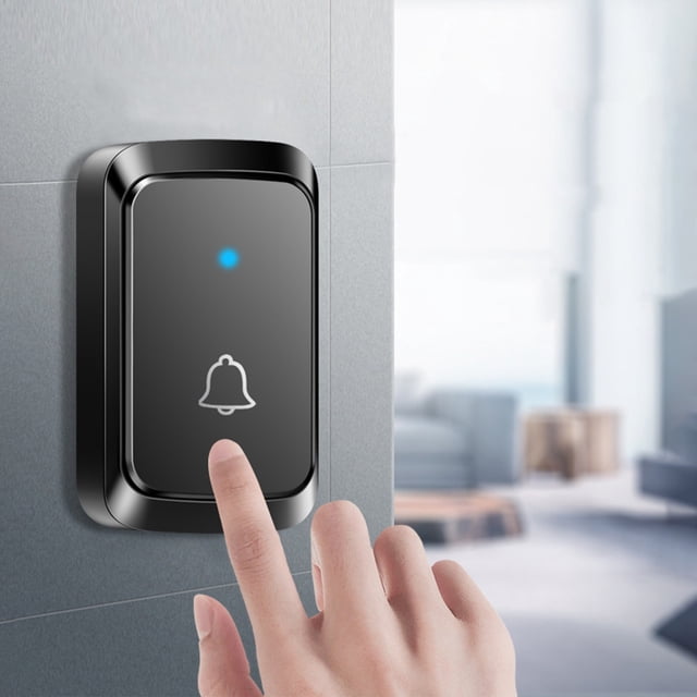 Wireless Doorbell House Door Bell Kit 900ft Range With 34 Ringtones & 4 Level Regulable Volume Battery Powered