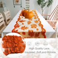 thumbnail image 1 of Maple Leaf Lace Table Runner, Practical and Exquisite, Autumn Table Decoration, Thanksgiving Harvest Season, 1 of 7