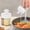 White, variant on Deals of The Day Clearance! 4 in 1 Flip Top Seasoning Shaker Set - Portable Clear Spice Container with Dispenser Lid for Outdoor Barbecue, Camping, Kitchen Storage