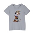 thumbnail image 1 of RXIRUCGD 2025 Vêtements d'Été pour Enfants T-shirt Imprimé Mode Mignon Col Rond Manches Courtes, 1 of 5