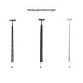 thumbnail image 4 of Model Railway Lights Accessories Scenery Scale 1:87 Track Light Yards Landscape Decorations Outdoor LED Metal Lamppost Silver（Warm Light）, 4 of 8
