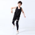 thumbnail image 3 of Kids Compression Leg Sleeves -Slip Leg Sleeves with Protective Knee Pads for Basketball Volleyball Skating, 3 of 7