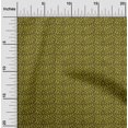 thumbnail image 1 of oneOone Viscose Chiffon Fabric Dot & Leaves Block Printed Fabric 1 Yard 42 Inch Wide, 1 of 4