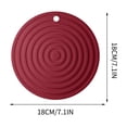 thumbnail image 3 of Btomtd Large Tableware Mat Cup Mat Bowl Mat Dining Table Mat Vegetable Mat Dining Mat Insulation Mat Mat Dining Mat Table Mat Bowl Mat 18CM, D, 3 of 4