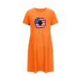 thumbnail image 4 of Birdeem Chemises de Nuit pour Femmes Chemise de Nuit Courte Surdimensionnée pour Femmes Robe Imprimée à Col Rond et Manches Courtes, 4 of 12