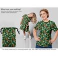 thumbnail image 5 of oneOone Rayon Dark Green Fabric Tropical Sewing Material Print Fabric By The Yard 56 Inch Wide, 5 of 5