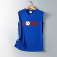 thumbnail image 4 of Birdeem Womens Fashion Printed Vest Round-Neck Loose Sleeveless T-Shirt Pullover Tops, 4 of 5