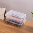 thumbnail image 2 of Tyidzon Pencil Case Clear Pencil Case Pencil Box, Boxes With Snap-tight Lid Stackable Design Plastic Pencil Box, Pencil Boxes, 2 of 9
