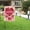 Multicolore 3, variante sur Drapeau de Jardin de la Saint-Valentin 12x18 Pouces Doublement Doublé / Décorations de la Saint-Valentin Extérieures Cour er pour Maison Patio Porche Fournitures de Fête / Mini Drapeau en Lin Réversible pour Clôture de Cour avant Balcon Fête