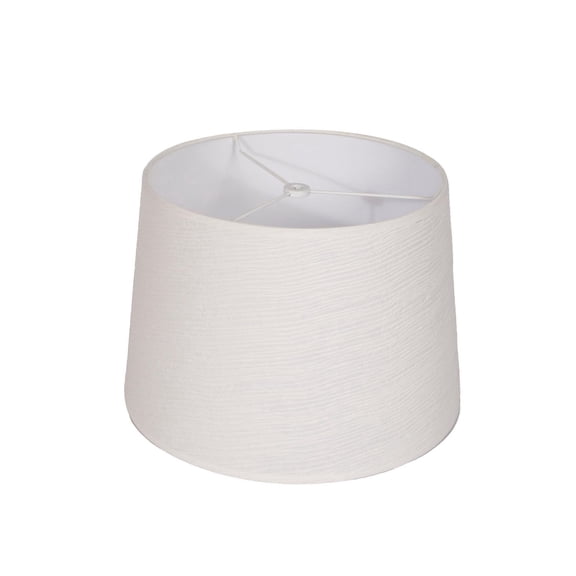 MS, Modern Design, Tapered Drum, White Fabric, Spider Fitter, Lamp Shade