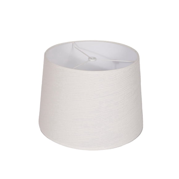 MS, Modern Design, Tapered Drum, White Fabric, Spider Fitter, Lamp Shade