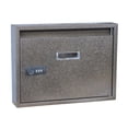 thumbnail image 2 of Rongfmy Locking Wall Mount Mailbox, Mail Boxes Outdoor with Combination Lock, Key Drop Bronze, 2 of 9
