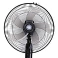 thumbnail image 1 of Replacement Fan With 5 Leaves Low Noise Design Nut Cover Included – Compatible With Standing Pedestal Fans Mini Rechargeable Fan Portable Fans Battery Operated Lanyard Fan Portable Usb Fan Cool Air, 1 of 3