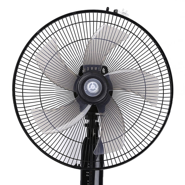 Replacement Fan With 5 Leaves Low Noise Design Nut Cover Included – Compatible With Standing Pedestal Fans Mini Rechargeable Fan Portable Fans Battery Operated Lanyard Fan Portable Usb Fan Cool Air