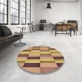 thumbnail image 4 of Ahgly Tapis Rectangulaire Orange Lavable en Machine, 6 Pieds x 9 Pieds, 4 of 7
