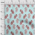 thumbnail image 1 of oneOone Cotton Flex Baby Blue Fabric Floral Block Sewing Craft Projects Fabric Prints By Yard 40 Inch Wide, 1 of 4