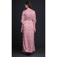 thumbnail image 3 of Bimba Robe Longue en Rayonne Kobus Mangolia & Rose Aquarelle pour Femmes Boho Plage Cocktail Fête Maxi Robe Fendue-Très Petite, 3 of 6