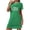 Green, variant on Super Soft Pajamas for Women Womens Comfort Nightgown Short Sleeve Sleep Shirts Loungewear Short Night Gown Cute Graphic House Dress Loungewear Night Shirt Purple M