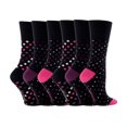 thumbnail image 1 of Gentle Grip - 6 Pairs Ladies Gentle Grip Non Elastic Crew Socks, 1 of 2