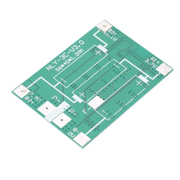 Gupbes BMS Board, Lithium Battery PCB Board,3S 12V 20A Lithium Battery Protection Board Precision BMS PCB Board