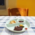 thumbnail image 1 of Aodebiao Portion Control Plate for Balanced Eating, Unbreakable Divided Plates,3 Compartment Plates, Reusable Plastic Plates, BPA Free for Adults, 1 of 7