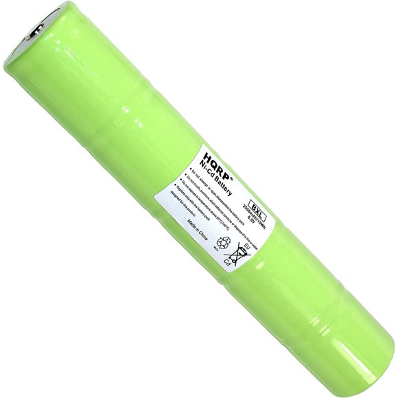 HQRP Ni-Cd 1/2D 6V 2500mAh Rechargeable Battery for 40070149 / Energizer 41B038AF00101 / 9032 / MA5 / ML500 / ML5000 / RX1019 Batteries Pack Replacement