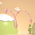 thumbnail image 3 of Lipstore 6xSilicone Pacifier Clip Adjustable for High Chair Shopping Trolley Pink, 3 of 8
