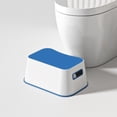 thumbnail image 2 of Mainstays Kids Blue/White Step Stool, 77 lbs Weight Capacity, 2 of 5