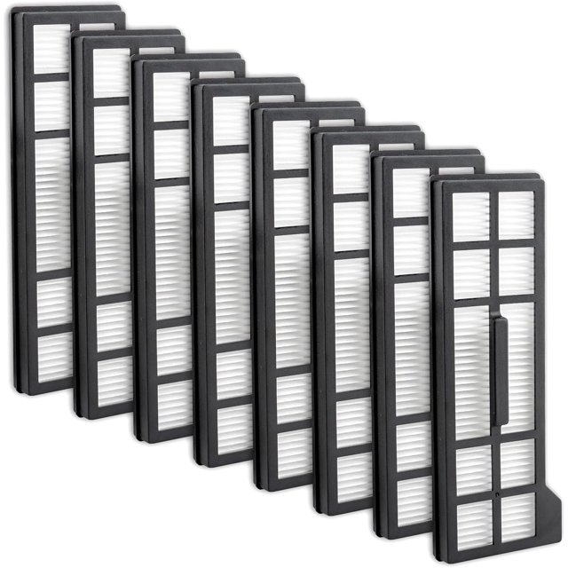 (Lot de 8) Filtres HEPA Compatibles avec les Aspirateurs Robots Eufy X10 Pro Omni, Pièces de Rechange 8 Filtres