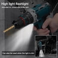 thumbnail image 2 of 13mm Rechargeable Brushless Motor Electric Impact Drill Cordless Electric Screwdriver Multifunctional Electric Drill Handheld Electric Screwdriver Electric Power Tools, 2 of 6