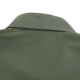 thumbnail image 3 of RXIRUCGD Blouse Décontractée Mode Homme Couleur Unie Cargo Boutons Poches Manches Longues Col Rabattu, Vert Armée, Taille : S, 3 of 8
