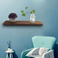 thumbnail image 2 of Herwey Wall Mounted Storage Shelves Floating Shelf Wood Storage Rack Display Organizer for Home Living Room, 2 of 8