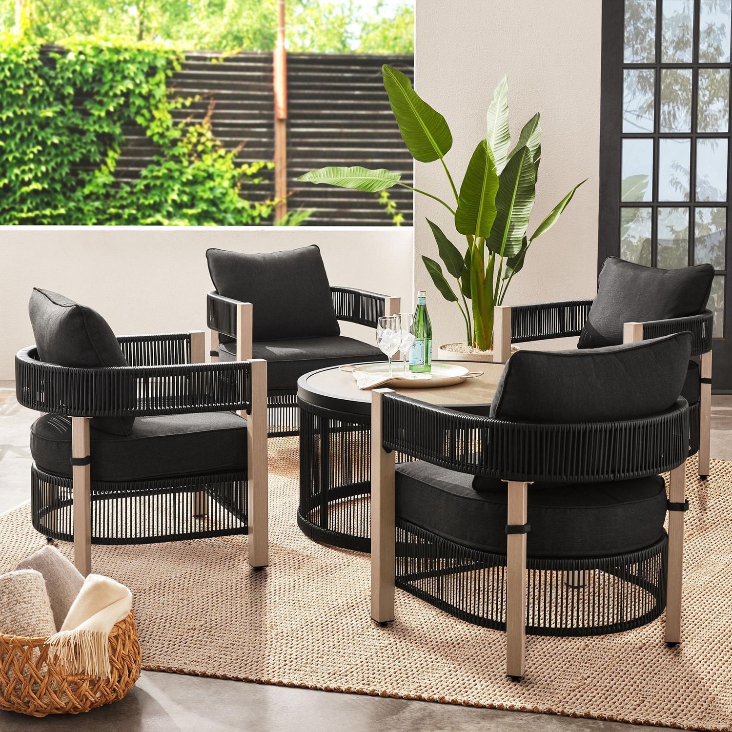 Better Homes & Gardens Tarren 5-Piece Patio Outdoor Conversation