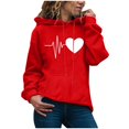 thumbnail image 1 of Sweat à Capuche Décontracté pour Femmes, Imprimé, Blouse, Tee-Shirt, 1 of 1